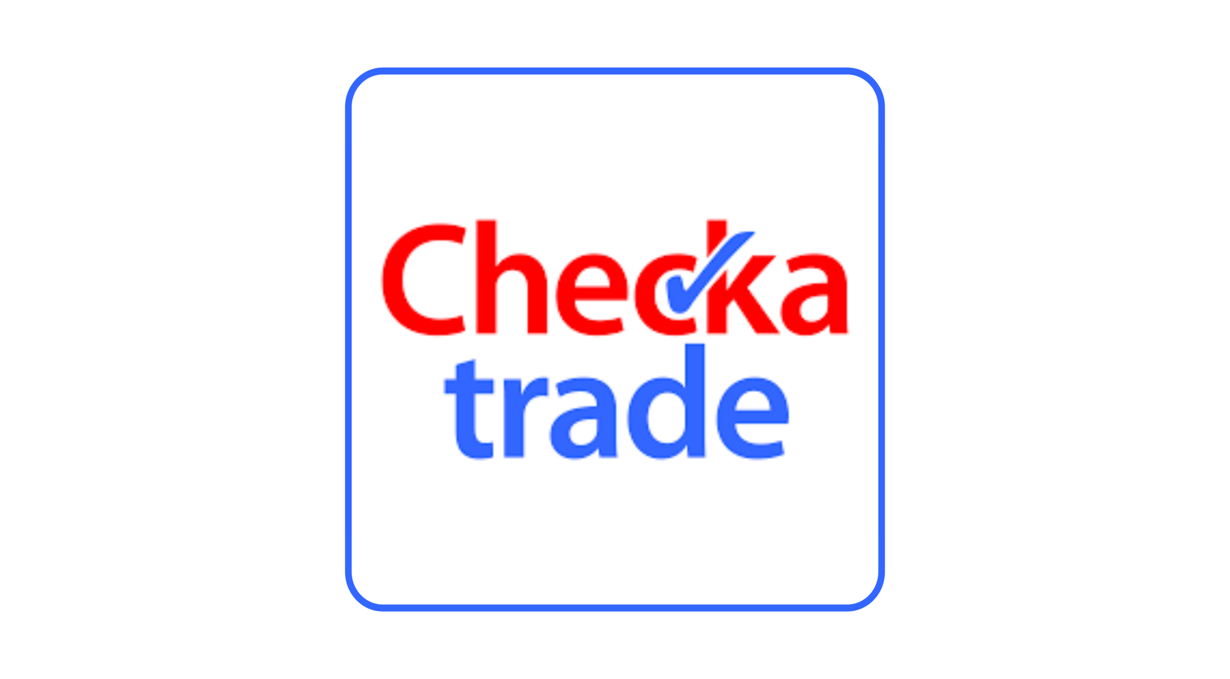 Checkatrade member badge, MV Movers rated 9.81 out of 10