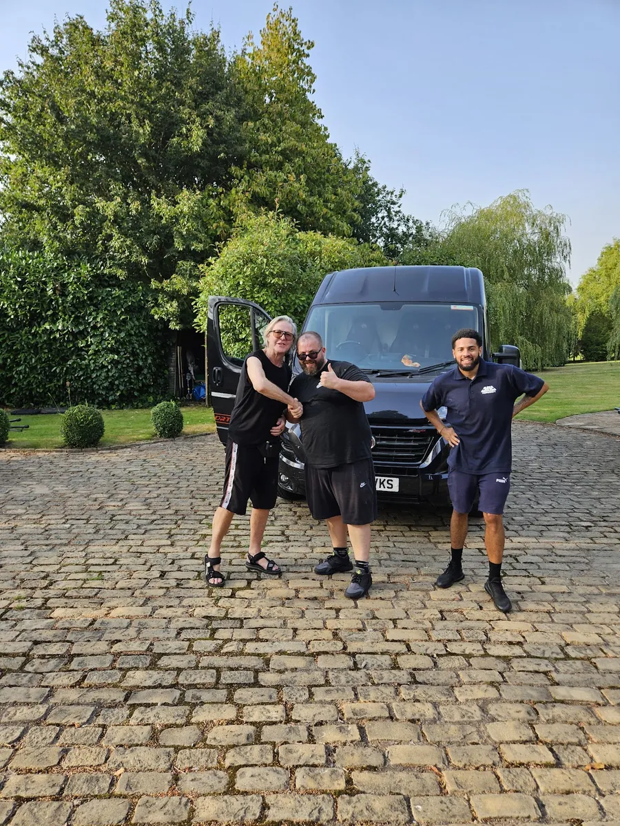 Three of the crew, job done – MV Movers crew